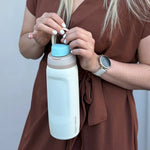 Load image into Gallery viewer, Mode and Opal Insulated Drink Bottle - Soft Cream