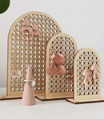 Load image into Gallery viewer, Rattan Arch Earring Stand - Large