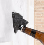 Load image into Gallery viewer, BEAR HEAD WALL MOUNTED BOTTLE OPENER (CAST IRON)