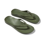 Load image into Gallery viewer, Archie’s Olive-Arch support jandals