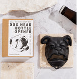Load image into Gallery viewer, DOG HEAD WALL MOUNTED BOTTLE OPENER (CAST IRON)