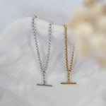Load image into Gallery viewer, Large T Bar necklace