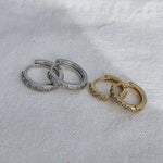 Load image into Gallery viewer, Twilight Hoops Sterling Silver