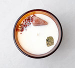 Load image into Gallery viewer, SUNSTONE CRYSTAL CANDLE