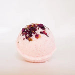 Load image into Gallery viewer, ROSE + HIMALAYAN SALT BATH BOMB