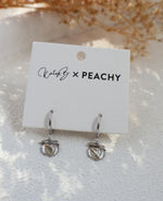 Load image into Gallery viewer, Katy B X Peachy Hoops
