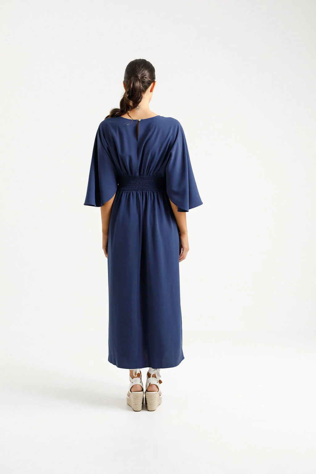 Sara Dress - Indigo Blue