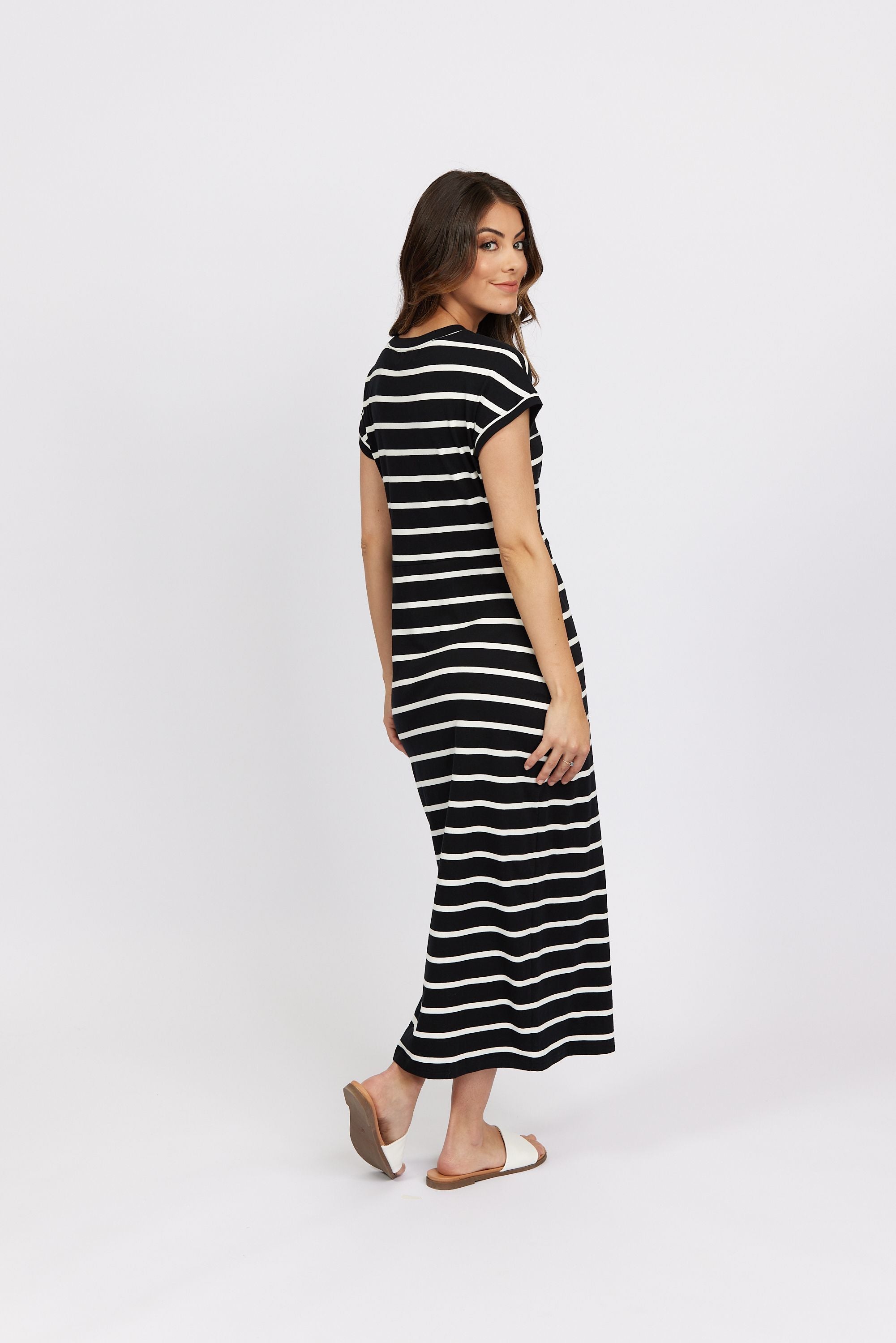 Parker striped dress hotsell