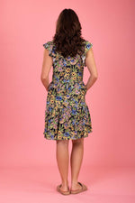 Load image into Gallery viewer, Miriam Dress Blue Floral
