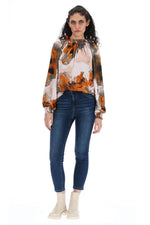 Load image into Gallery viewer, Alaia Blouse Top Print
