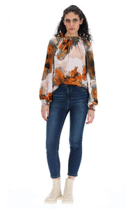 Alaia Blouse Top Print