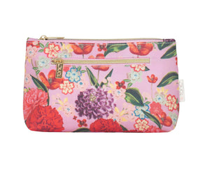 Small Cosmetic bag- garden floral