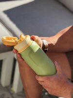 Load image into Gallery viewer, Mode and Opal Insulated Drink Bottle - Sage Green 770ml
