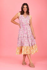 Load image into Gallery viewer, Brady Midi Dress Floral
