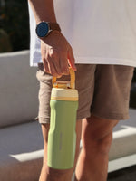 Load image into Gallery viewer, Mode and Opal Insulated Drink Bottle - Sage Green 770ml

