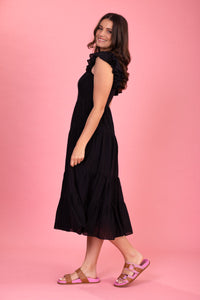 Sandy Midi Dress Black