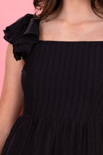 Load image into Gallery viewer, Sandy Midi Dress Black
