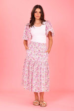 Load image into Gallery viewer, Lexi Skirt Pink Floral
