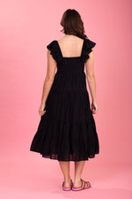 Load image into Gallery viewer, Sandy Midi Dress Black
