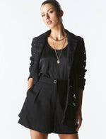 Load image into Gallery viewer, Worth It Lace Blazer - Black
