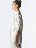 Load image into Gallery viewer, Worth It Lace Blazer - Ivory
