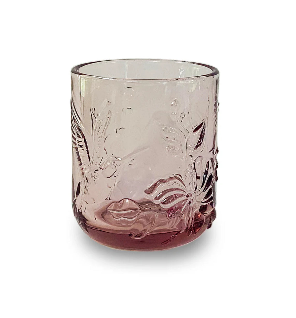 Dawn Rainforest Glass Pink pair