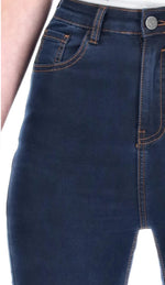 Load image into Gallery viewer, Bowie Dark Blue Flare Jean
