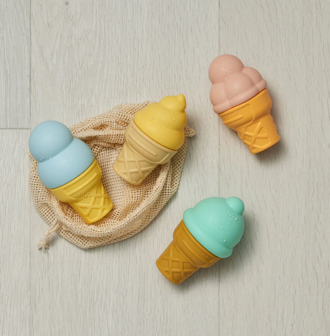 Ice Creams Bath Toys set of 4