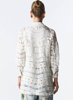 Load image into Gallery viewer, Worth It Lace Blazer - Ivory
