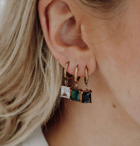 Ivy hoop earrings gold