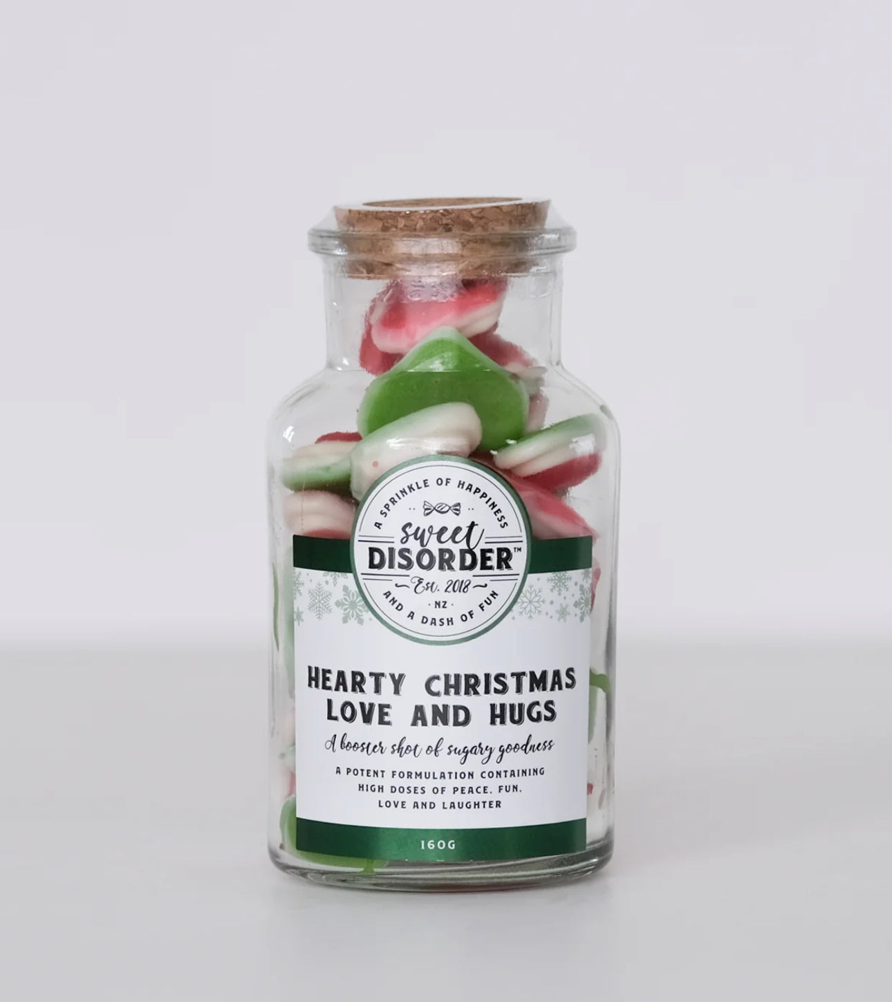 Hearty Christmas Love and Hugs lollies