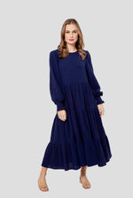 Load image into Gallery viewer, Complete Midi Dress Navy
