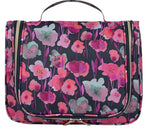 Load image into Gallery viewer, Essential Hanging Cosmetic Bag Midnight Meadow
