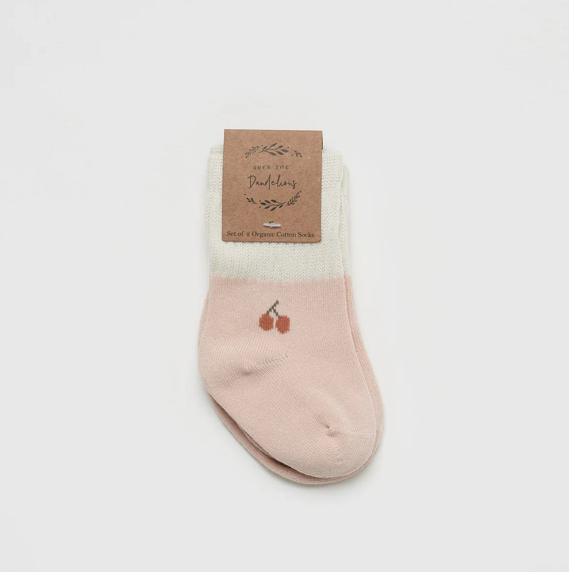 Set of 2 Socks Cherry