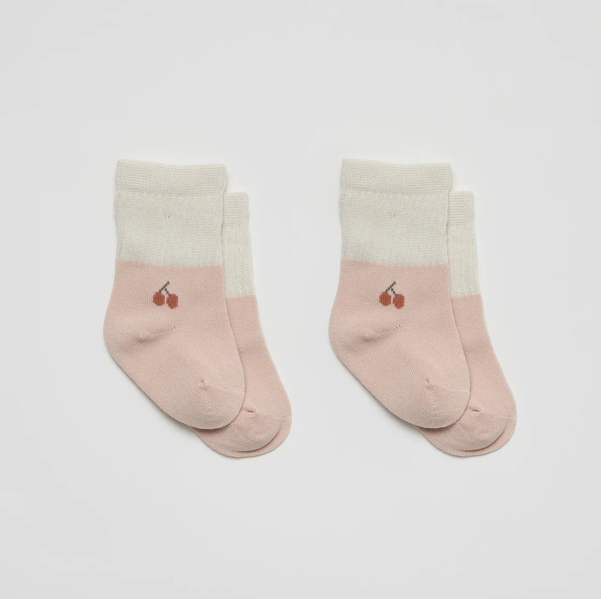 Set of 2 Socks Cherry