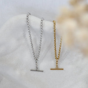 Large T Bar necklace