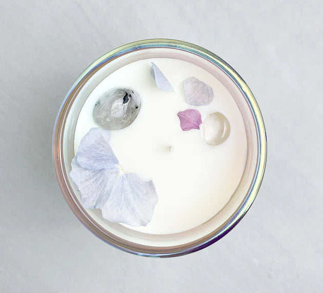 Moonstone Dream Crystal Candle