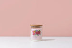 Load image into Gallery viewer, Rose and wildflower soy candle.
