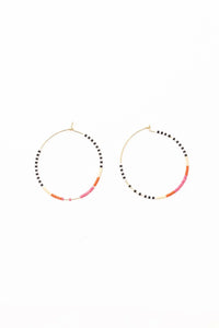 Maddie pink hoops