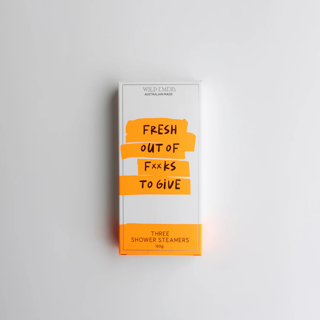 FRESH OUT OF F*CKS TO GIVE - SHOWER STEAMER 3 PACK