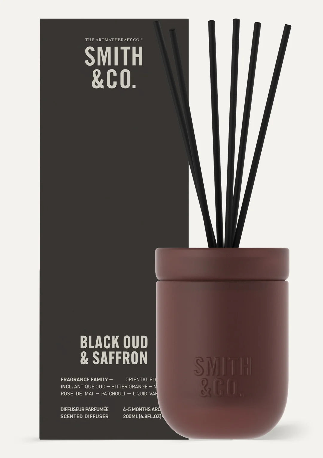 Smith & Co. Diffuser 200ml - Black Oud & Saffron