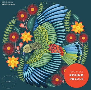 Catherine Marion - Cheeky Kea 1000 Pce - Round Puzzle
