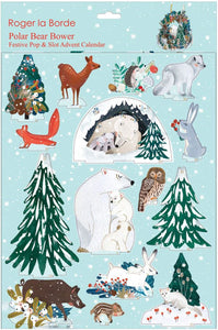Roger La Borde - Polar Bear - Christmas Advent Calendar Pop & Slot