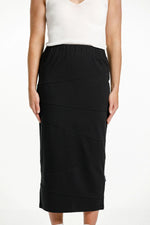 Load image into Gallery viewer, Spliced Violet midi skirt
