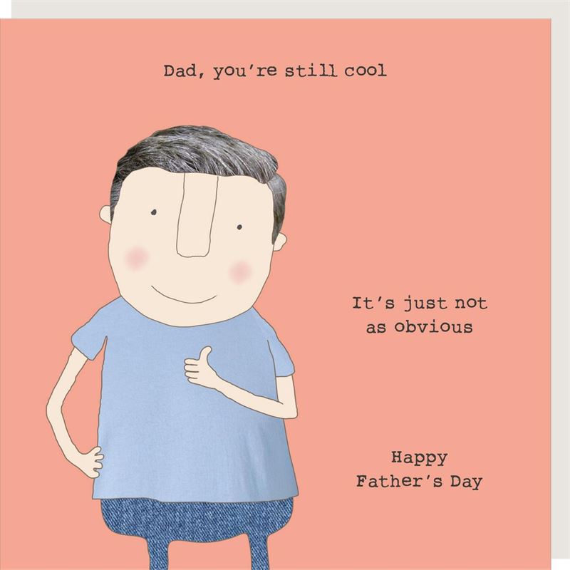 Rosie Made A Thing - Not Obvious - Father's Day Card