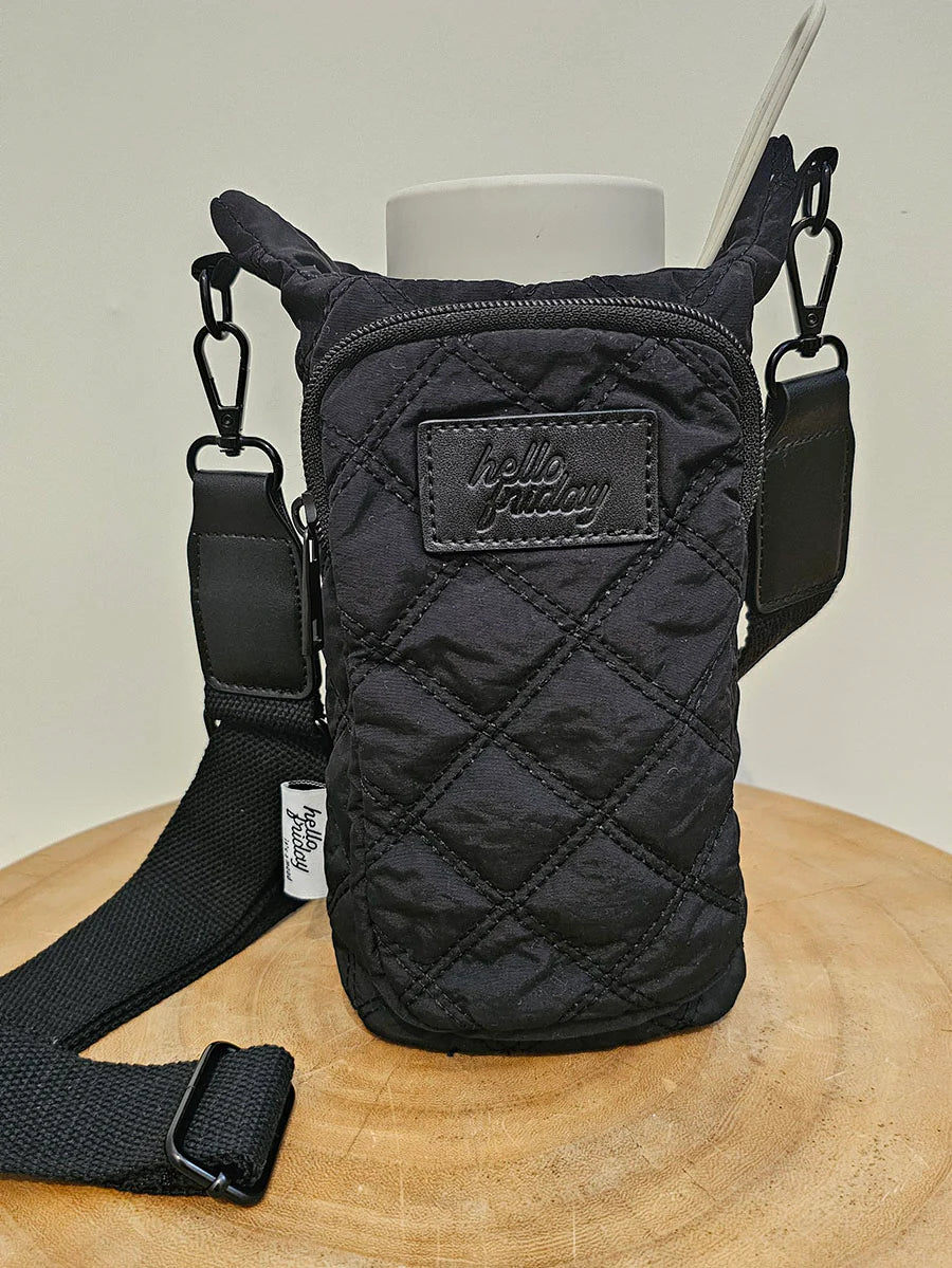 Hello Friday Black Bottle Bag