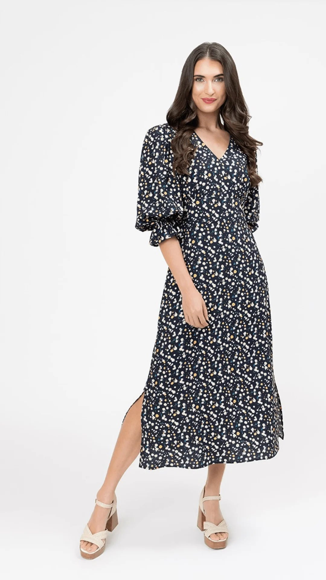 MADRID DRESS midnight daisy