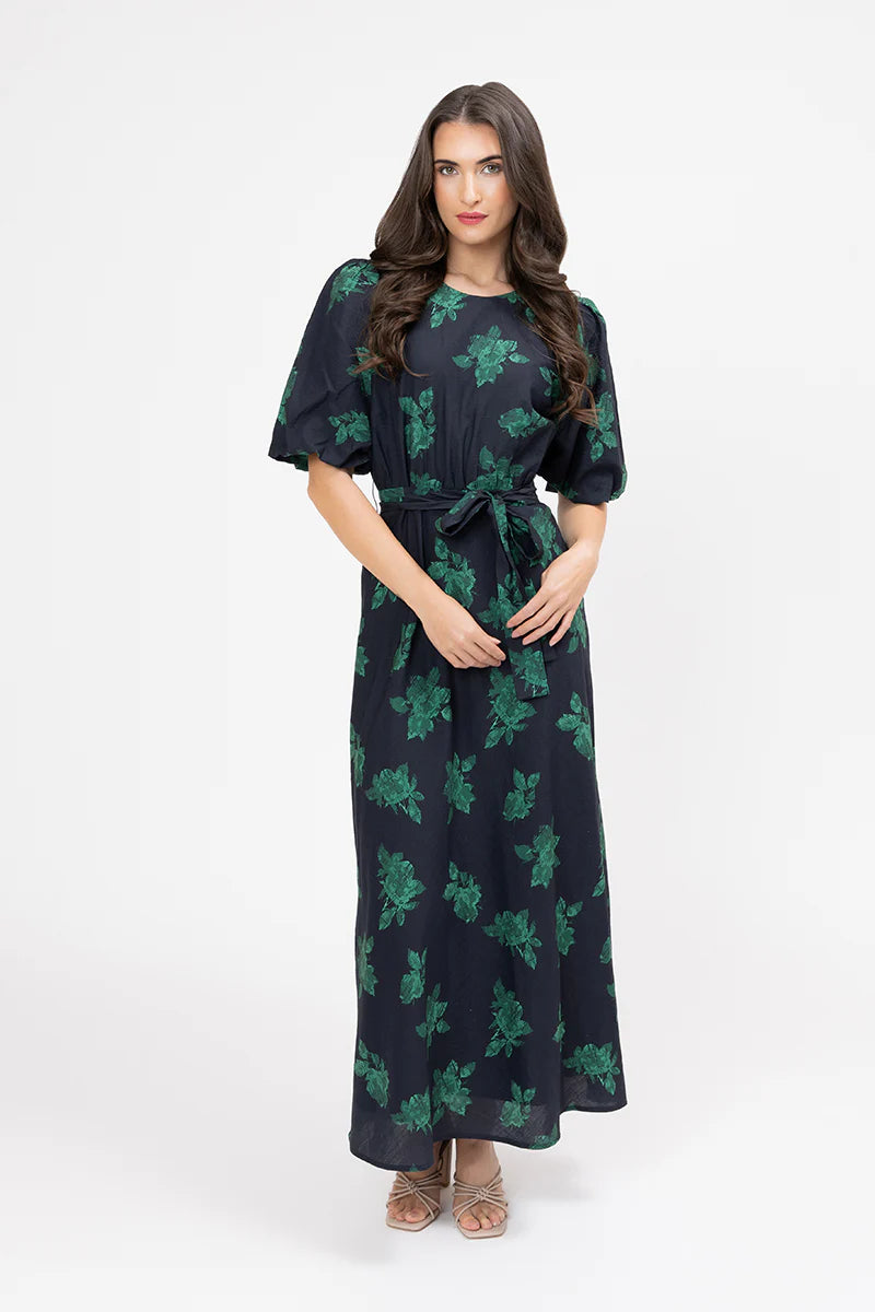 Seeking Lola Sparkling Dress - Emerald