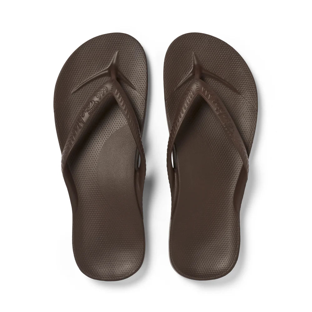 Archie’s Brown - Arch Support Jandals