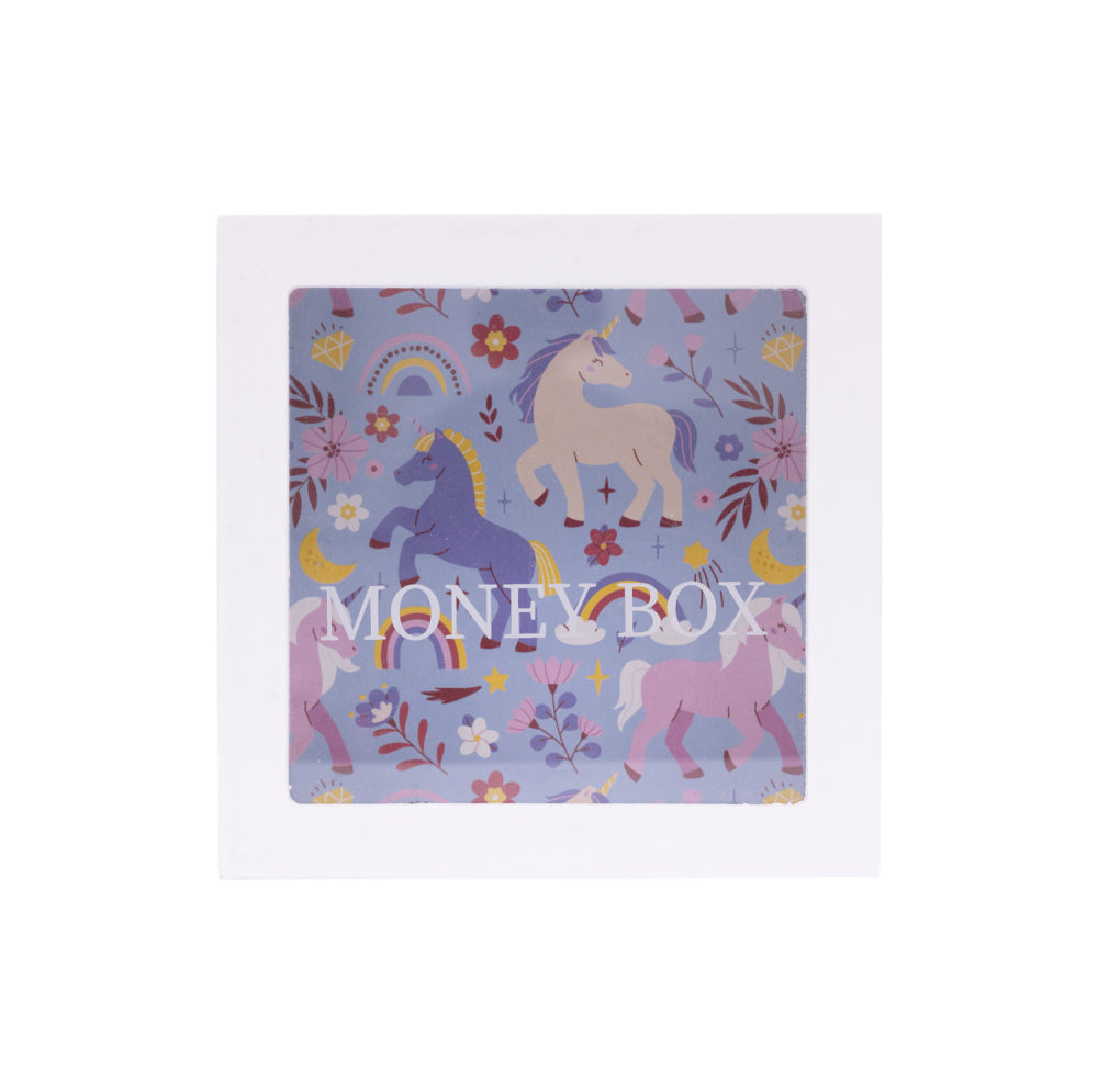 Kids Money Box Unicorn Blank